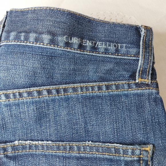 Current/Elliot The Boyfriend Distressed Jean Sz 0 - Picture 5 of 12